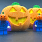 🎃 Jack O'Lantern Kids Bath Bomb with Pumpkinhead Minifigure Toy Inside - Berwyn Betty's Bath & Body Shop