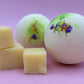 Jasmine Scented Bath Bombs with Handmade Soap Inside - 2 ct - Berwyn Betty's Bath & Body Shop