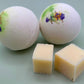 Jasmine Scented Bath Bombs with Handmade Soap Inside - 2 ct - Berwyn Betty's Bath & Body Shop