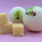Jasmine Scented Bath Bombs with Handmade Soap Inside - 2 ct - Berwyn Betty's Bath & Body Shop