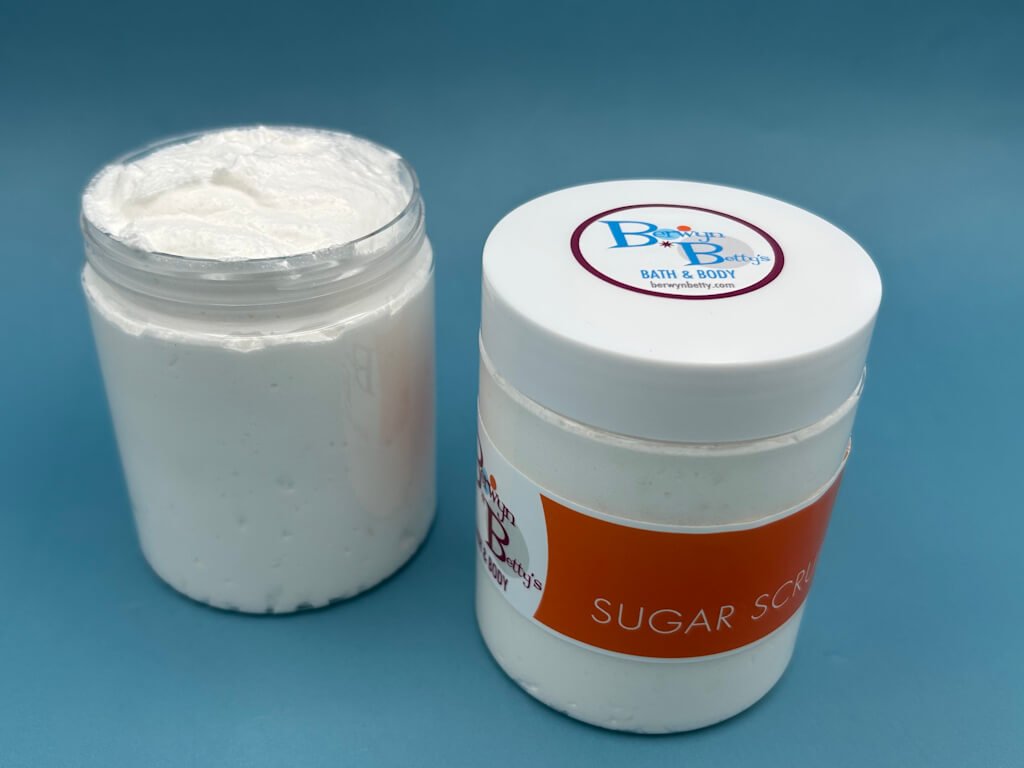 Jasmine Sugar Scrub Whip - Berwyn Betty's Bath & Body Shop
