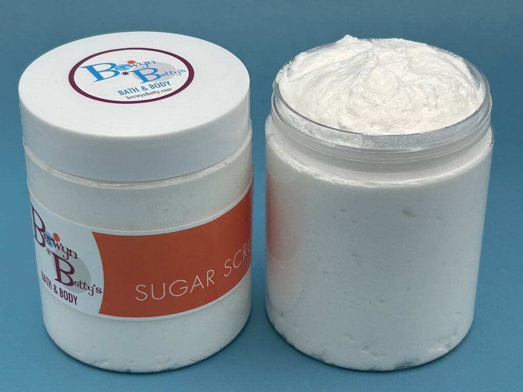 Jasmine Sugar Scrub Whip - Berwyn Betty's Bath & Body Shop