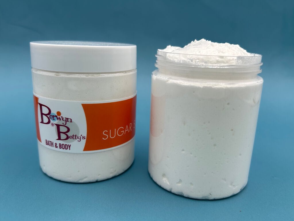Jasmine Sugar Scrub Whip - Berwyn Betty's Bath & Body Shop