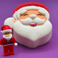 Jolly Santa Kids Bath Bomb with Santa Minifigure Inside - Berwyn Betty's Bath & Body Shop