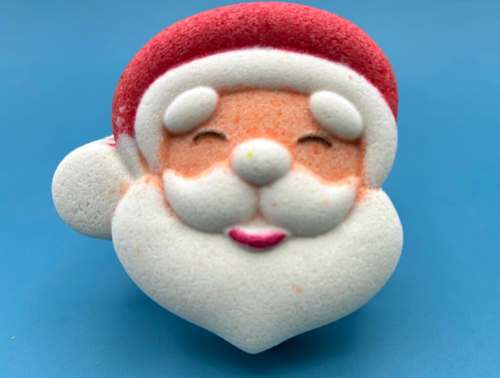 Jolly Santa Kids Bath Bomb with Santa Minifigure Inside - Berwyn Betty's Bath & Body Shop