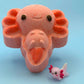 Kawaii Axoxtl Kids Bath Bomb with Axolotl Toy Inside - Berwyn Betty's Bath & Body Shop