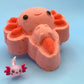 Kawaii Axoxtl Kids Bath Bomb with Axolotl Toy Inside - Berwyn Betty's Bath & Body Shop