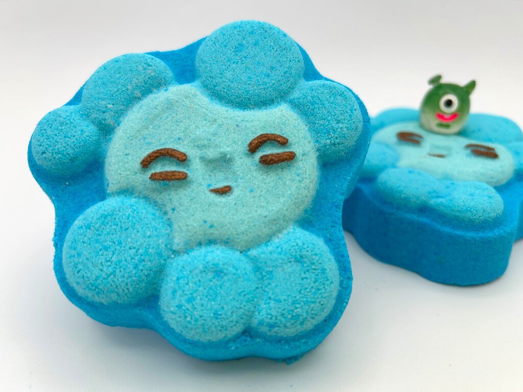 Kawaii Bubbles Kids Bath Bomb with One - Eyed Monster Toy Inside - Berwyn Betty's Bath & Body Shop