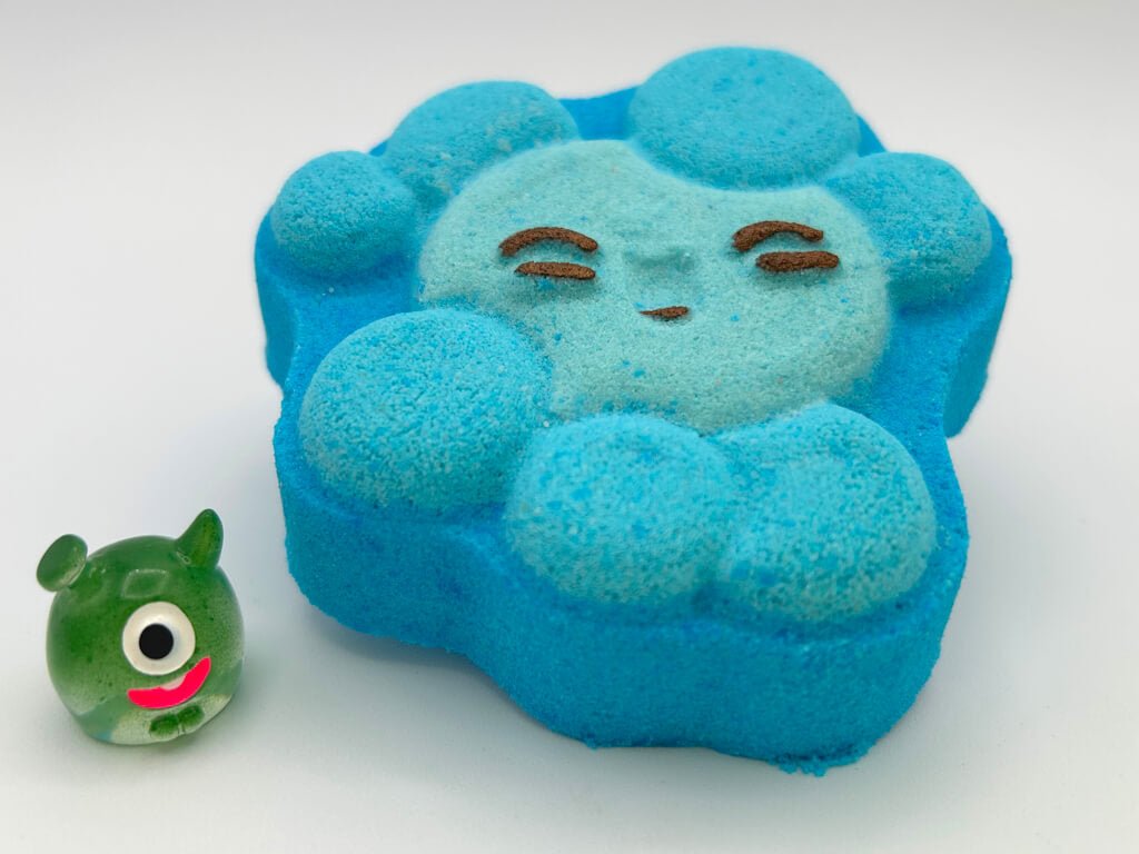 Kawaii Bubbles Kids Bath Bomb with One - Eyed Monster Toy Inside - Berwyn Betty's Bath & Body Shop