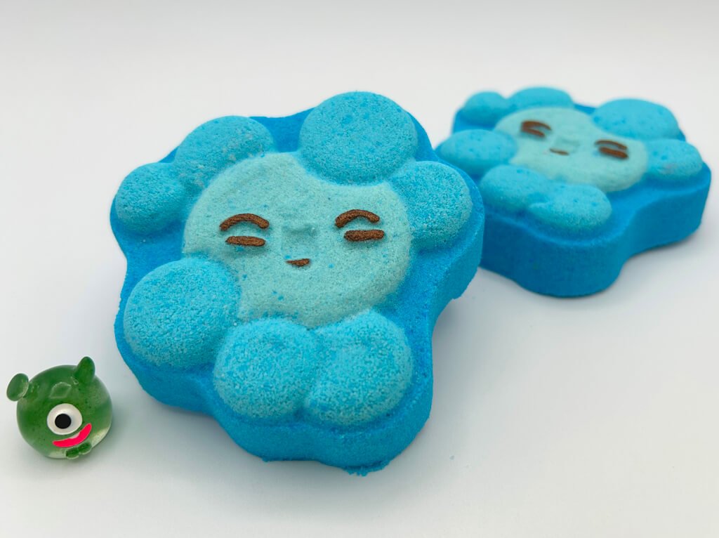 Kawaii Bubbles Kids Bath Bomb with One - Eyed Monster Toy Inside - Berwyn Betty's Bath & Body Shop