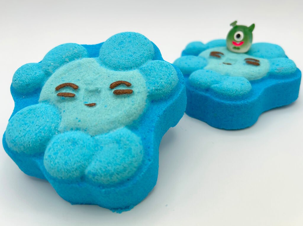 Kawaii Bubbles Kids Bath Bomb with One - Eyed Monster Toy Inside - Berwyn Betty's Bath & Body Shop