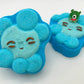 Kawaii Bubbles Kids Bath Bomb with One - Eyed Monster Toy Inside - Berwyn Betty's Bath & Body Shop