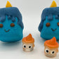 Kawaii Candle Kids Bath Bomb with Mini Matching Candle Inside - Berwyn Betty's Bath & Body Shop