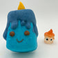 Kawaii Candle Kids Bath Bomb with Mini Matching Candle Inside - Berwyn Betty's Bath & Body Shop