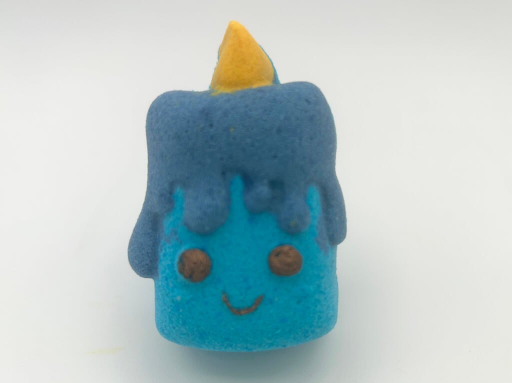 Kawaii Candle Kids Bath Bomb with Mini Matching Candle Inside - Berwyn Betty's Bath & Body Shop