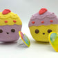 Kawaii Cupcake Kids Bath Bomb with Kawaii Ring Inside - Berwyn Betty's Bath & Body Shop