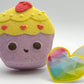 Kawaii Cupcake Kids Bath Bomb with Kawaii Ring Inside - Berwyn Betty's Bath & Body Shop