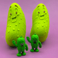 Kawaii Pickle Kids Bath Bomb with Cute Pickle Figurine Inside - Berwyn Betty's Bath & Body Shop