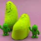 Kawaii Pickle Kids Bath Bomb with Cute Pickle Figurine Inside - Berwyn Betty's Bath & Body Shop