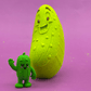 Kawaii Pickle Kids Bath Bomb with Cute Pickle Figurine Inside - Berwyn Betty's Bath & Body Shop