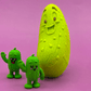 Kawaii Pickle Kids Bath Bomb with Cute Pickle Figurine Inside - Berwyn Betty's Bath & Body Shop