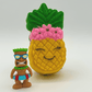 Kawaii Pineapple Kids Bath Bomb with Tiki Statue Inside - Berwyn Betty's Bath & Body Shop