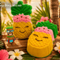 Kawaii Pineapple Kids Bath Bomb with Tiki Statue Inside - Berwyn Betty's Bath & Body Shop
