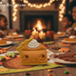 Kawaii Pumpkin Pie Kids Bath Bomb with Turkey Finger Flinger Inside - Berwyn Betty's Bath & Body Shop