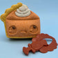 Kawaii Pumpkin Pie Kids Bath Bomb with Turkey Finger Flinger Inside - Berwyn Betty's Bath & Body Shop