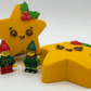 Kawaii Star Kids Bath Bomb with Elf Minifigure Inside - Berwyn Betty's Bath & Body Shop