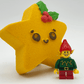 Kawaii Star Kids Bath Bomb with Elf Minifigure Inside - Berwyn Betty's Bath & Body Shop