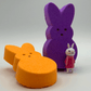 Large Easter Peep Kids Bath Bomb with Bunny Figure Toy Inside - Berwyn Betty's Bath & Body Shop
