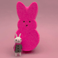 Large Easter Peep Kids Bath Bomb with Bunny Figure Toy Inside - Berwyn Betty's Bath & Body Shop