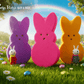Large Easter Peep Kids Bath Bomb with Bunny Figure Toy Inside - Berwyn Betty's Bath & Body Shop