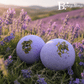 Lavender Scented Bath Bombs with Handcrafted Soap Inside - 2 ct - Berwyn Betty's Bath & Body Shop