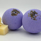 Lavender Scented Bath Bombs with Handmade Soap Inside - 2 ct - Berwyn Betty's Bath & Body Shop