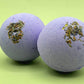 Lavender Scented Bath Bombs with Handmade Soap Inside - 2 ct - Berwyn Betty's Bath & Body Shop