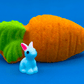 Limited - Edition Carrot Kids Bath Bomb with Little Bunny Figure Inside - Berwyn Betty's Bath & Body Shop