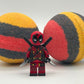 LIMITED EDITION: Deadpool Superhero Bath Bomb with Toy Figure Inside - Berwyn Betty's Bath & Body Shop