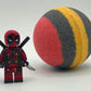 LIMITED EDITION: Deadpool Superhero Bath Bomb with Toy Figure Inside - Berwyn Betty's Bath & Body Shop