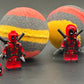 LIMITED EDITION: Deadpool Superhero Bath Bomb with Toy Figure Inside - Berwyn Betty's Bath & Body Shop