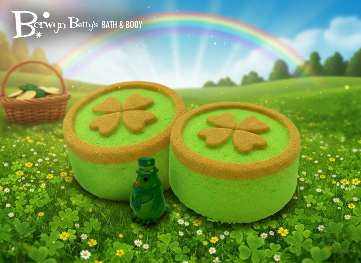 Limited - Edition Irish Coin Bath Bomb with Surprise Toy Inside  - Berwyn Betty's Bath & Body Shop