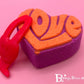 LIMITED EDITION VALENTINE LOVE Kids Bath Bomb with Heart Flinger Toy Inside - Berwyn Betty's Bath & Body Shop