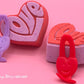 LIMITED EDITION VALENTINE LOVE Kids Bath Bomb with Heart Flinger Toy Inside - Berwyn Betty's Bath & Body Shop