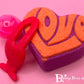 LIMITED EDITION VALENTINE LOVE Kids Bath Bomb with Heart Flinger Toy Inside - Berwyn Betty's Bath & Body Shop