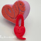 LIMITED EDITION VALENTINE LOVE Kids Bath Bomb with Heart Flinger Toy Inside - Berwyn Betty's Bath & Body Shop