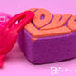 LIMITED EDITION VALENTINE LOVE Kids Bath Bomb with Heart Flinger Toy Inside - Berwyn Betty's Bath & Body Shop