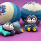 LIMITED EDITION WINTER PENGUIN Kids Bath Bomb with Toy Penguin Inside - Berwyn Betty's Bath & Body Shop