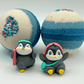 LIMITED EDITION WINTER PENGUIN Kids Bath Bomb with Toy Penguin Inside - Berwyn Betty's Bath & Body Shop