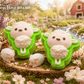 Little Spring Lamb Kids Bath Bomb with Sheep Figure Inside - Berwyn Betty's Bath & Body Shop